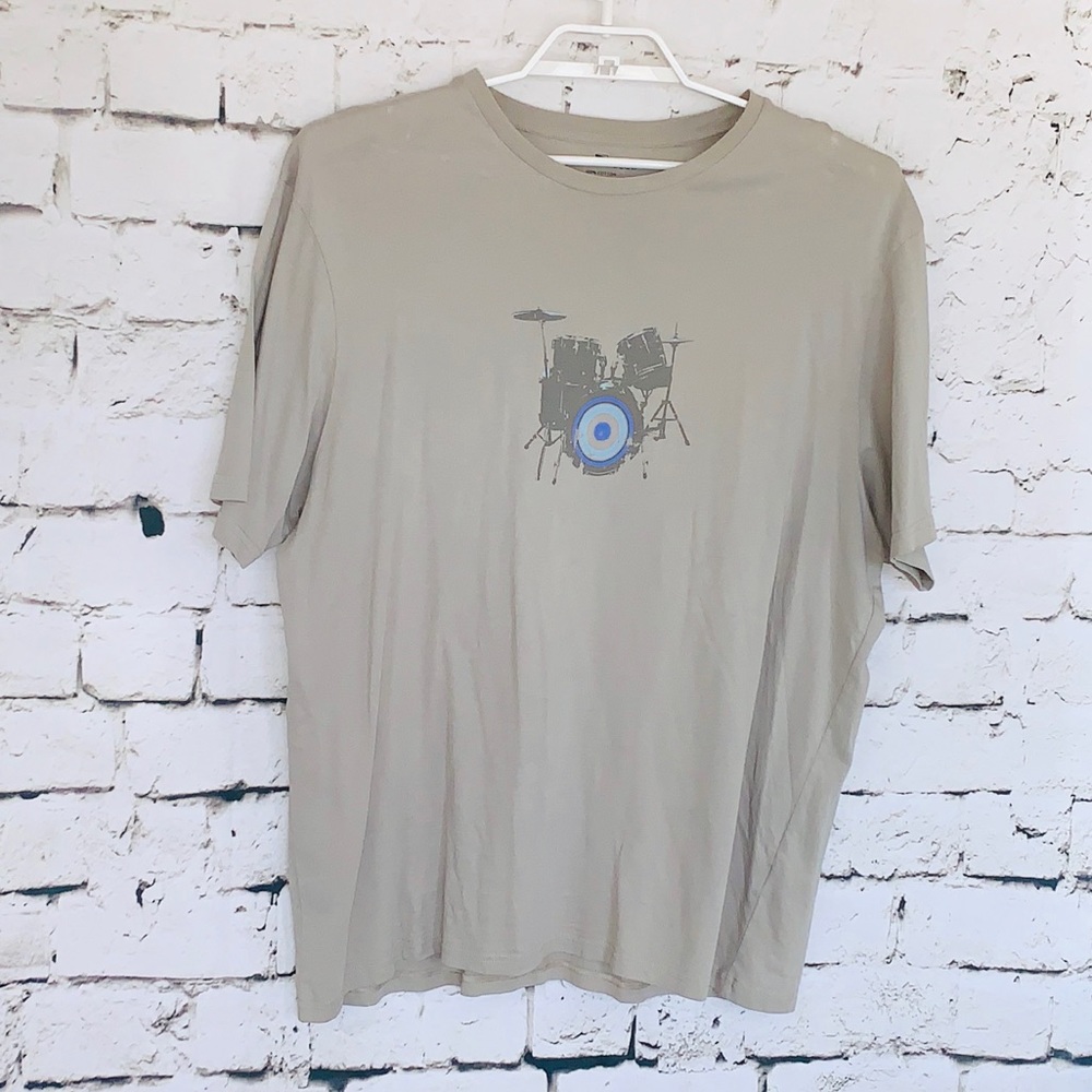 Mens BLUE HARBOUR T-Shirt Gray L Short Sleeve